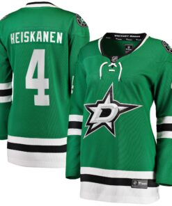 Miro Heiskanen Dallas Stars Fanatics Women_s Home Breakaway Player Jersey  Kelly Green
