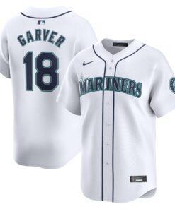 Mitch Garver Seattle MarinersHome Limited Player Jerseynbspâ€“ White