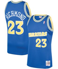 Mitch Richmond Golden State Warriors Mitchell &amp Ness 199091 Hardwood Classics Swingman Jersey - Royal