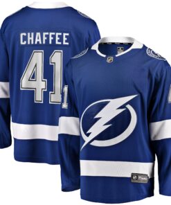 Mitchell Chaffee Tampa Bay Lightning Fanatics Home Premier Breakaway Player Jersey  Blue