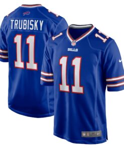 Mitchell Trubisky Buffalo Bills   Game Jersey   Royal