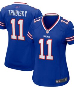 Mitchell Trubisky Buffalo Bills  Women_s  Game Jersey   Royal