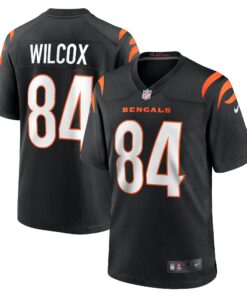 Mitchell Wilcox Cincinnati Bengals  Player Game Jersey  Black 1