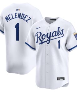 MJ Melendez Kansas City RoyalsHome Limited Player Jersey  White