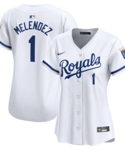MJ Melendez Kansas City RoyalsWomen_s  Home Limited Player Jersey  White