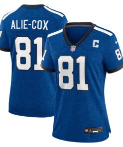 Mo Alie Cox Indianapolis Colts  Women_s Indiana Nights Alternate Game Jersey  Royal