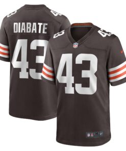 Mohamoud Diabate Cleveland Browns  Team Game Jersey   Brown