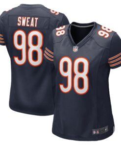 Montez Sweat Chicago Bears  Women_s  Game Jersey   Navy