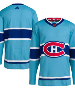 Montreal Canadiens Reverse Retro 2.0 Authentic Blank Jersey  Light Blue