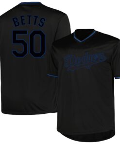 Mookie Betts Los Angeles Dodgers Profile Big amp Tall Pop Fashion Player Jersey  Black