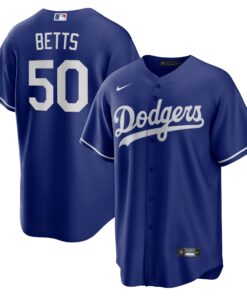 Mookie Betts Los Angeles DodgersAlternate Replica Player Name Jersey  Royal