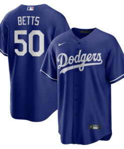 Mookie Betts Los Angeles DodgersBig amp Tall Alternate Replica Player Jersey  Royal