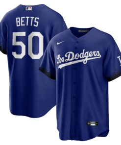Mookie Betts Los Angeles DodgersCity Connect Replica Player Jersey  Royal