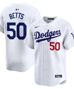 Mookie Betts Los Angeles DodgersHome Limited Player Jersey  White