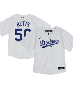 Mookie Betts Los Angeles DodgersInfant  Game Jersey  White