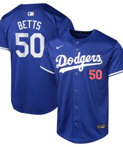 Mookie Betts Los Angeles DodgersYouth Alternate Limited Player Jerseynbspâ€“ Royal