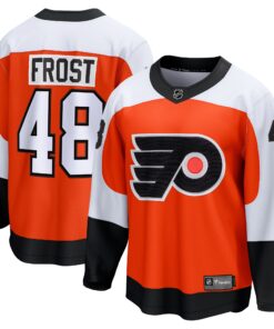 Morgan Frost Philadelphia Flyers Fanatics Home Breakaway Jersey  Orange