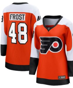 Morgan Frost Philadelphia Flyers Fanatics Women_s Home Breakaway Player Jersey  Orange