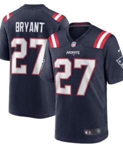 Myles Bryant New England Patriots  Game Player Jersey  Navy