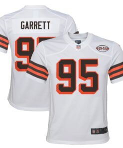 Myles Garrett Cleveland Browns  Youth Game Jersey  White