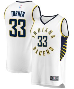 Myles Turner Indiana Pacers Fanatics Fast Break Replica Jersey - Association Edition - White