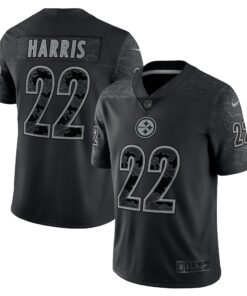 Najee Harris Pittsburgh Steelers  RFLCTV Limited Jersey  Black