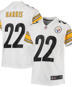 Najee Harris Pittsburgh Steelers  Youth Game Jersey  White