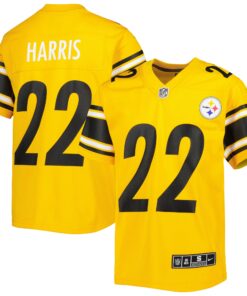 Najee Harris Pittsburgh Steelers  Youth Inverted Game Jersey  Gold