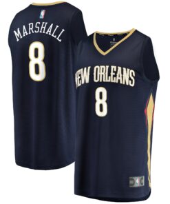 Naji Marshall New Orleans Pelicans Fanatics Fast Break Replica Jersey - Icon Edition - Navy
