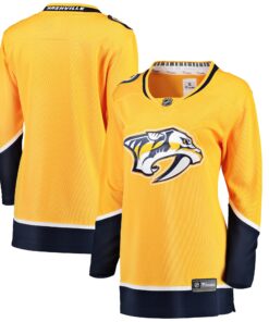 Nashville Predators Fanatics Women_s Breakaway Home Jersey  Yellow