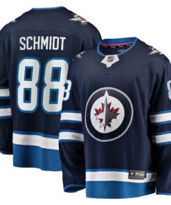 Nate Schmidt Winnipeg Jets Fanatics Home Premier Breakaway Player Jersey  Navy