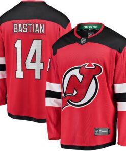 Nathan Bastian New Jersey Devils Fanatics Home Breakaway Player Jersey  Red