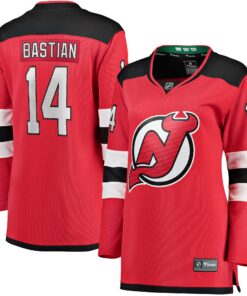 Nathan Bastian New Jersey Devils Fanatics Women_s Home Team Breakaway Player Jersey  Red