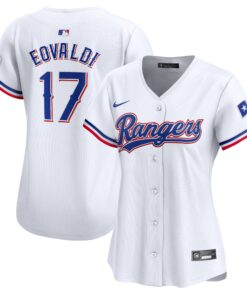 Nathan Eovaldi Texas RangersWomen_s  Home Limited Player Jersey  White