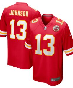 Nazeeh Johnson Kansas City Chiefs  Game Player Jersey  Red