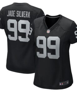 Nesta Jade Silvera Las Vegas Raiders  Women_s Team Game Jersey   Black
