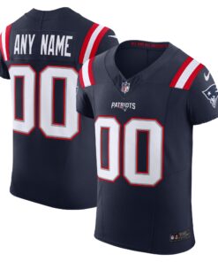 New England Patriots  Vapor F.U.S.E. Elite Custom Jersey  Navy