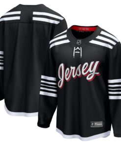 New Jersey Devils Fanatics Alternate Premier Breakaway Team Jersey  Black