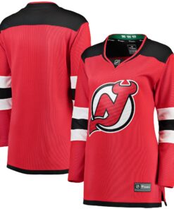 New Jersey Devils Fanatics Women_s Breakaway Home Jersey  Red