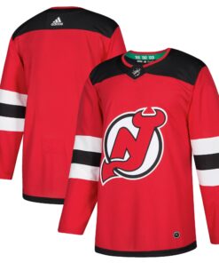 New Jersey Devils Home Authentic Blank Jersey  Red