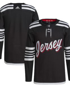 New Jersey Devils Men_s 202122 Alternate Primegreen Authentic Jersey  Black