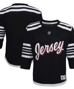 New Jersey Devils Youth 202122 Alternate Replica Jersey  Black