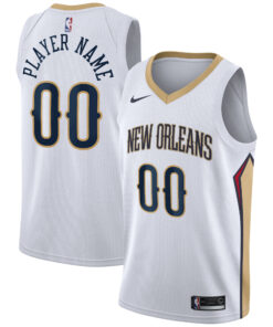 New Orleans Pelicans 202021 Swingman Custom Jersey - Association Edition - White