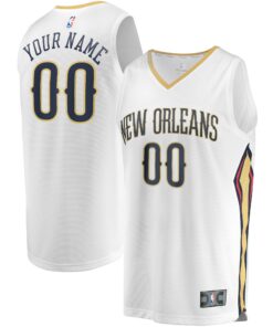 New Orleans Pelicans Fanatics Unisex Custom Fast Break Jersey - Association Edition - White