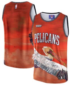 New Orleans Pelicans NBA &amp KidSuper Studios by Fanatics Unisex Hometown Jersey - Red
