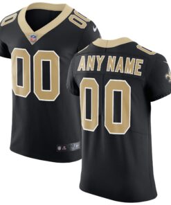New Orleans Saints  Vapor Untouchable Custom Elite Jersey  Black