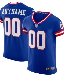 New York Giants  Classic Vapor Elite Custom Jersey  Royal