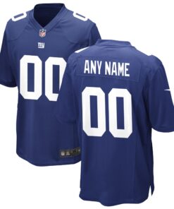New York Giants  Custom Game Jersey  Royal