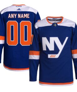  New York Islanders  Alternate  Primegreen Authentic Custom Jersey  Royal
