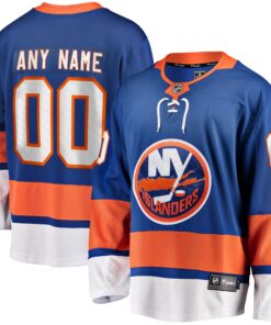 New York Islanders Fanatics Home Breakaway Custom Jersey  Blue